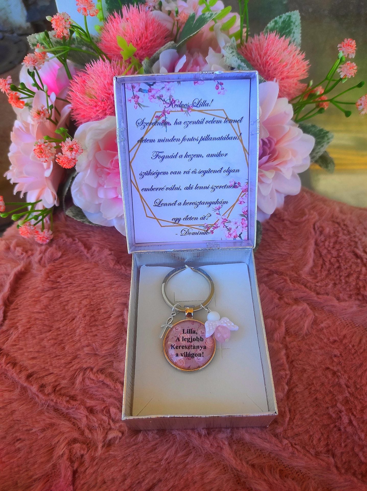 Egyedi legjobb keresztanya felkérő